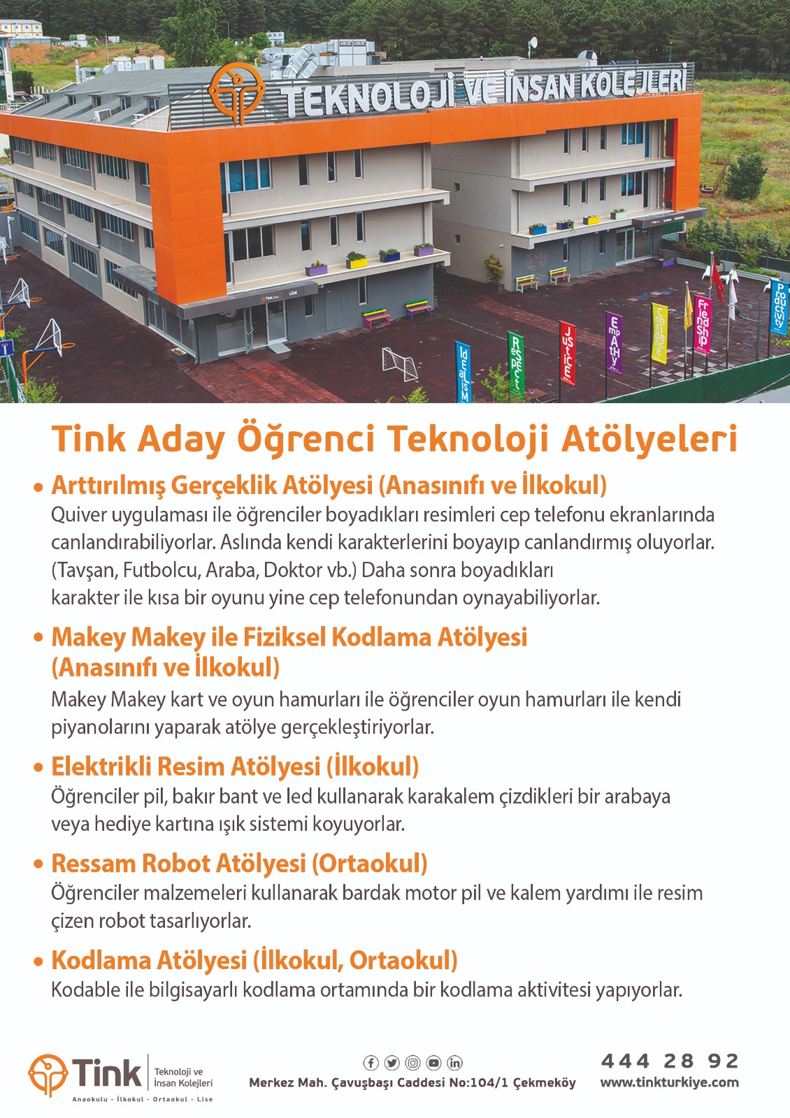 Tink - Teknoloji ve İnsan Kolejleri Lisesi Fotoğrafları 2