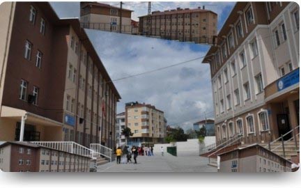 Beylikdüzü Gürpınar Ortaokulu kampüs fotoğrafı