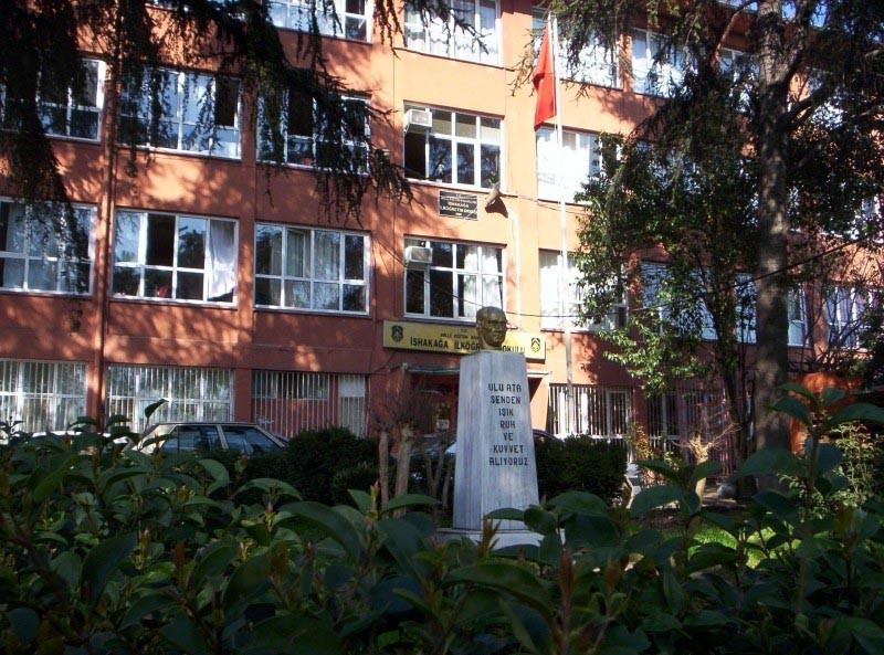 İshakağa Ortaokulu kampüs fotoğrafı