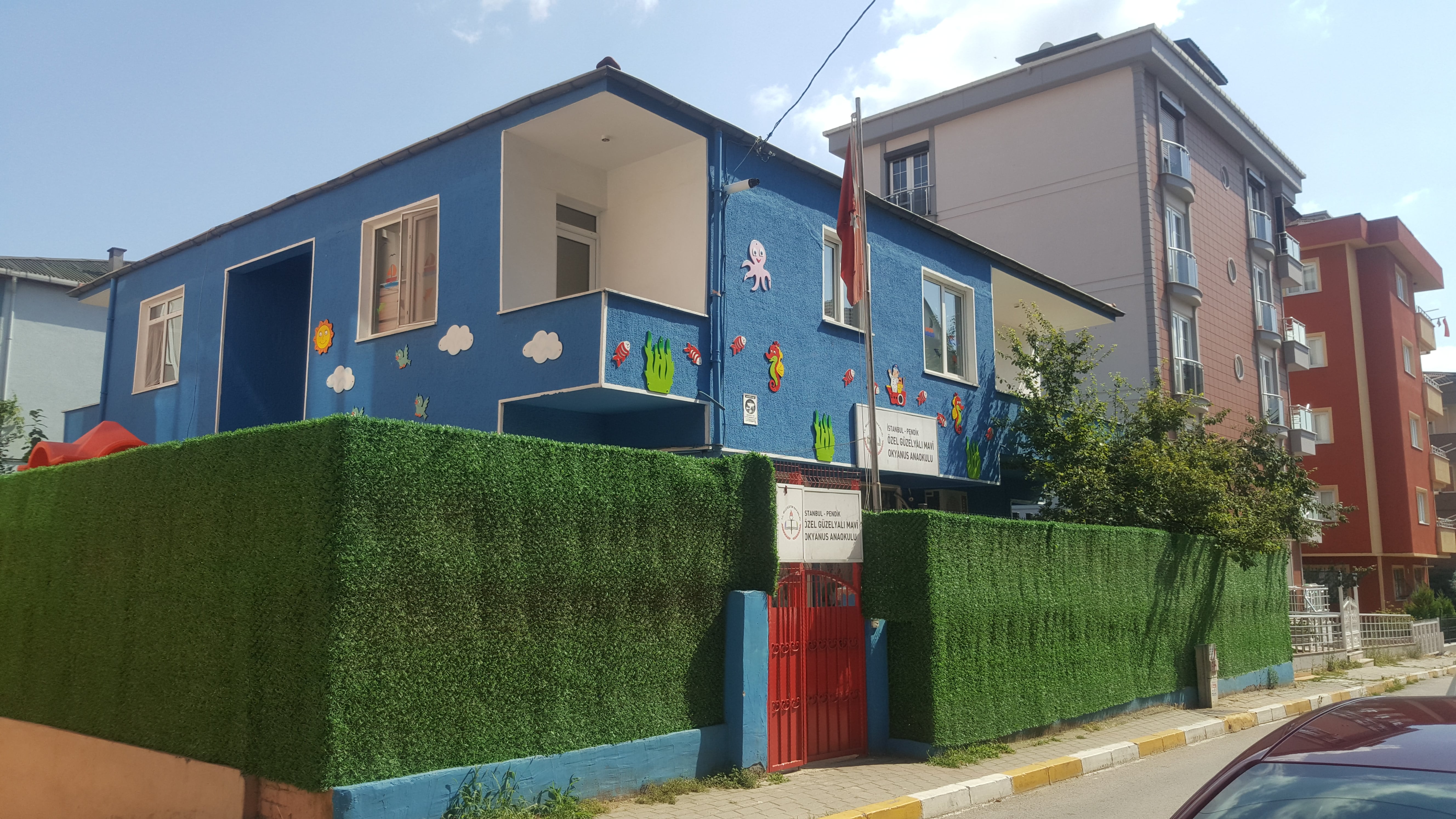 Özel Güzelyalı Mavi Okyanus Anaokulu kampüs fotoğrafı